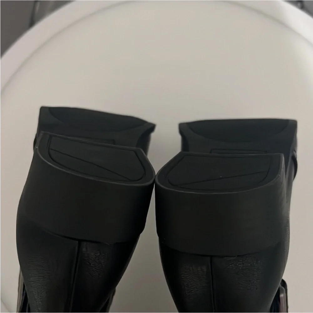 New authentic Nine West designer girls black riding boots sz 3 display